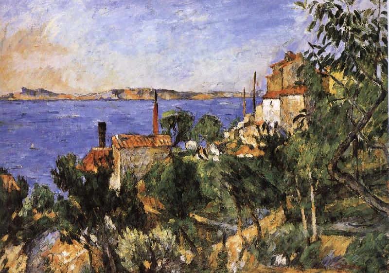 Paul Cezanne sea Norge oil painting art